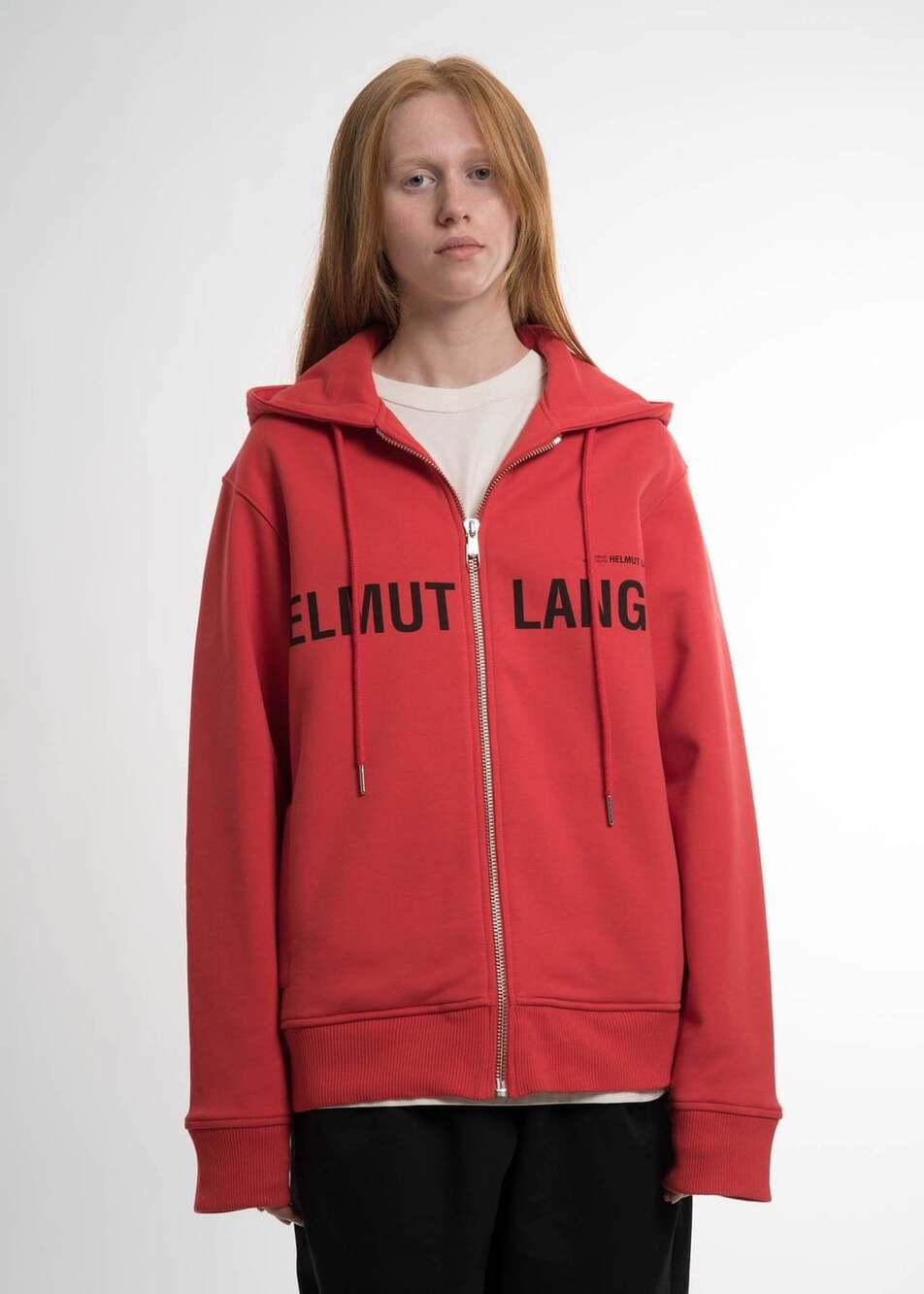 Helmut Lang x Shayne Oliver Seen By Campaign PR Zip Hoodie Red S